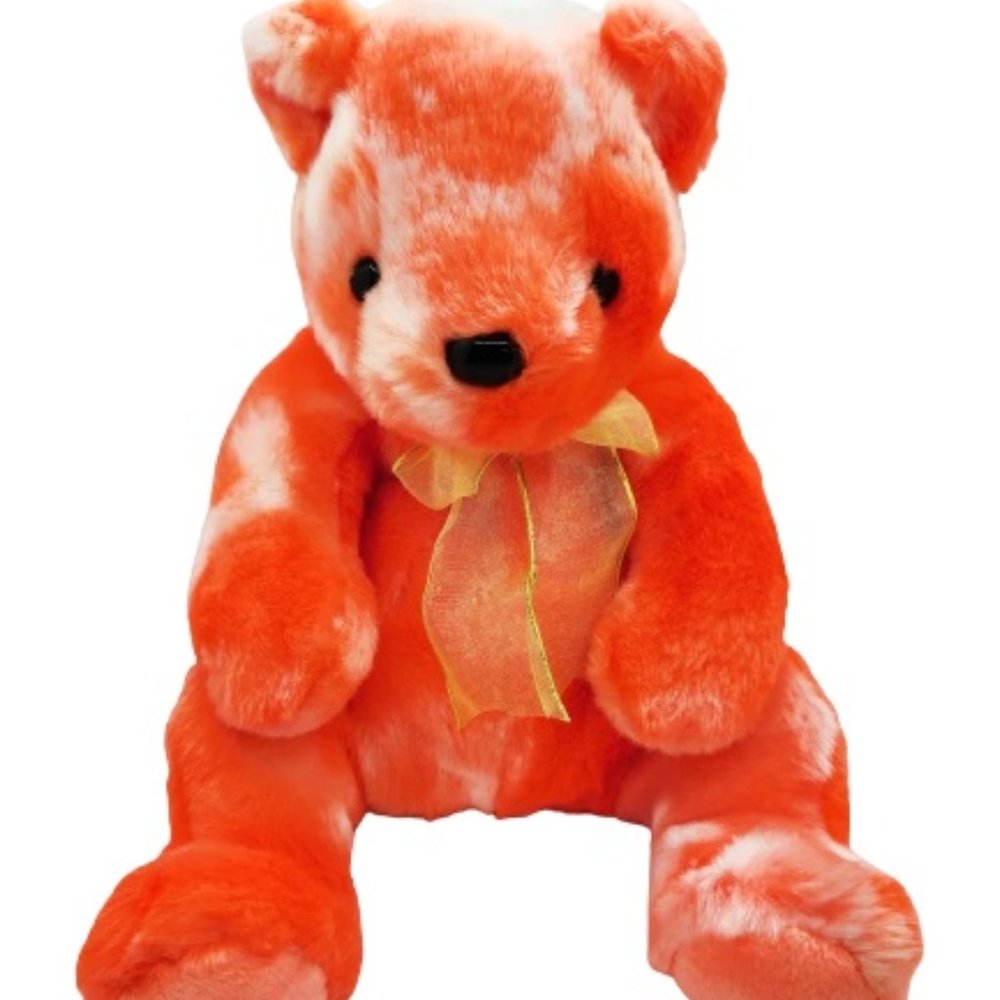 TY Tangerine Buddy Plush Version Orange Bear Stuffed Animal